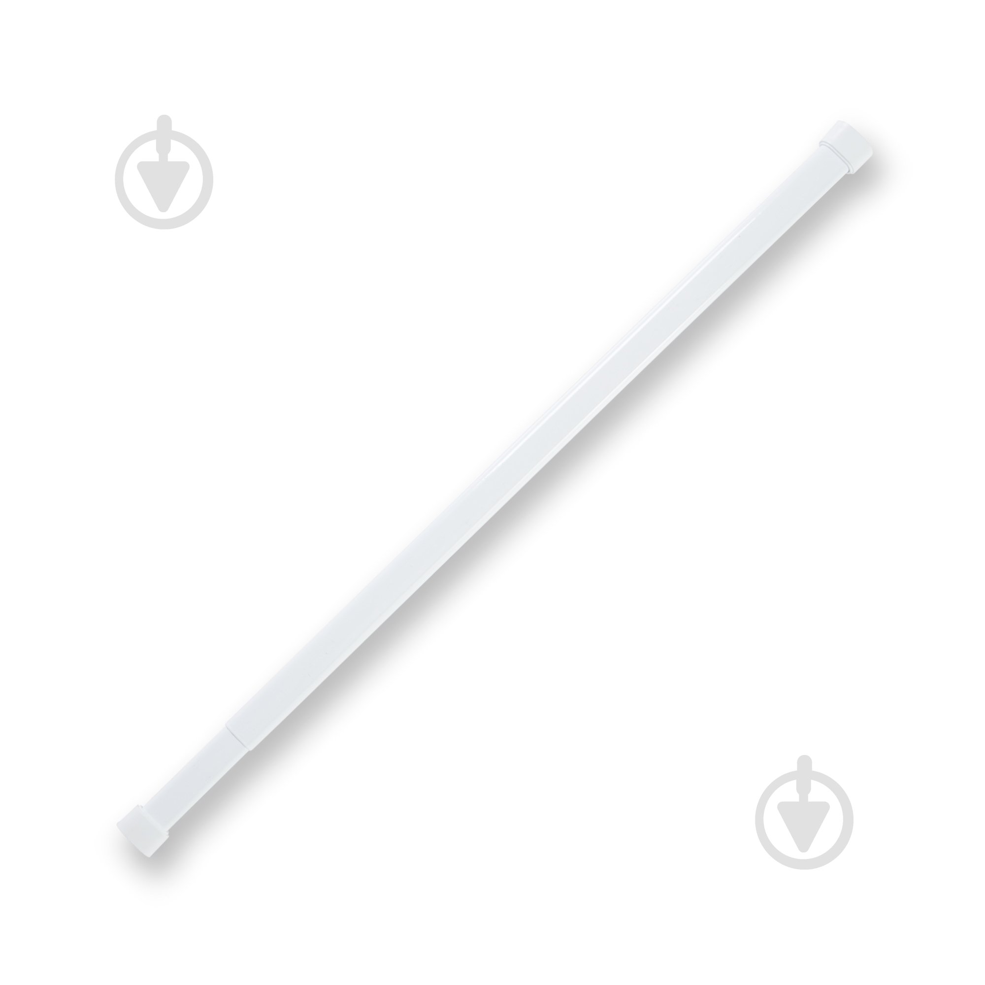 Карниз раздвижной VOLVER 67112 белый Cube длинный - фото 2