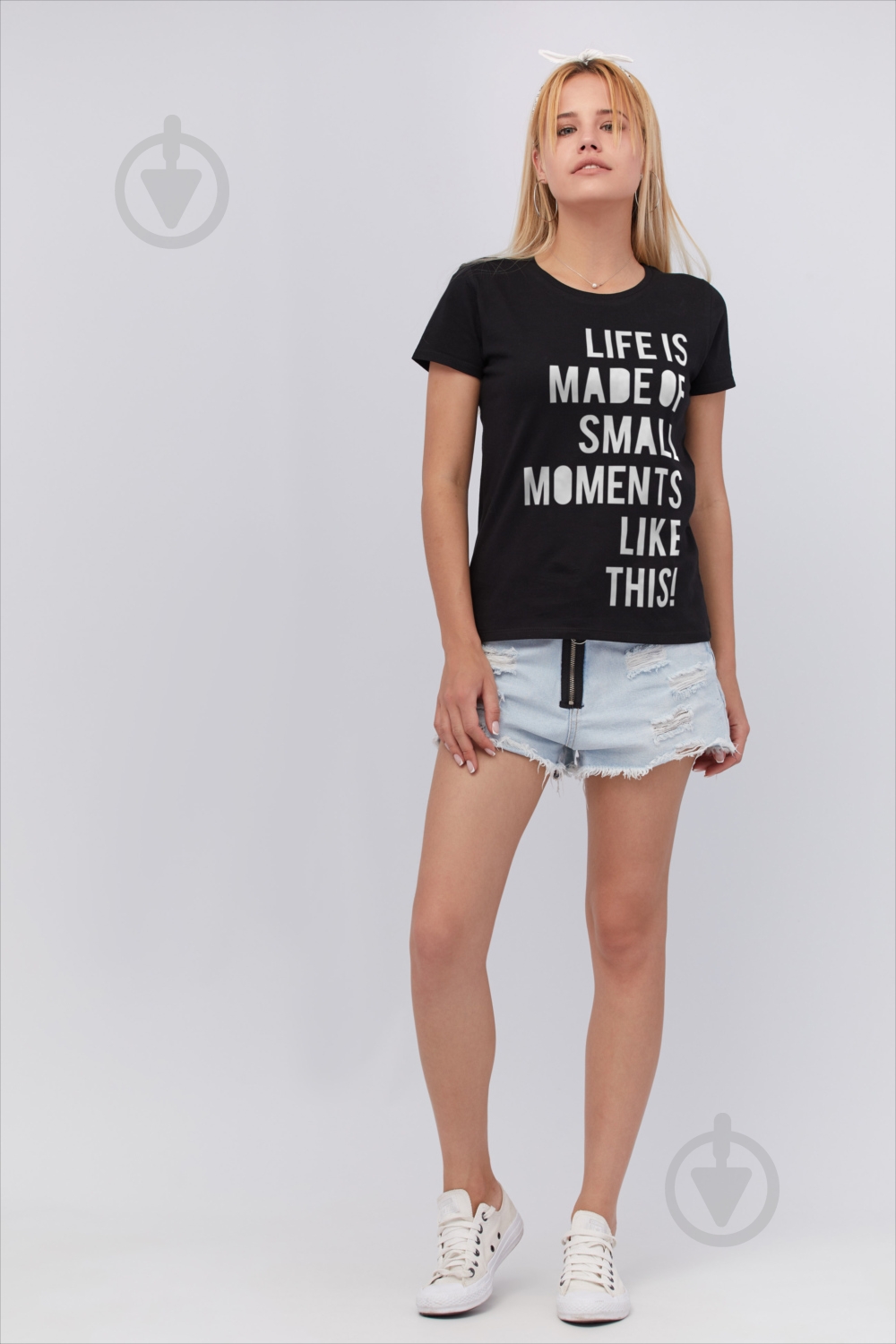 Футболка YAPPI Basic WB1022 р.XL черный - фото 2 Футболка YAPPI Basic WB1022 р.XL черный - фото 2