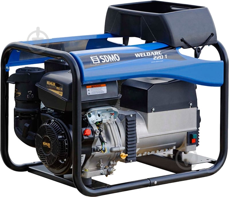Генератор бензиновий SDMO 6 кВт / 5,7 кВт 380 В Weldarc 220 T - фото 1