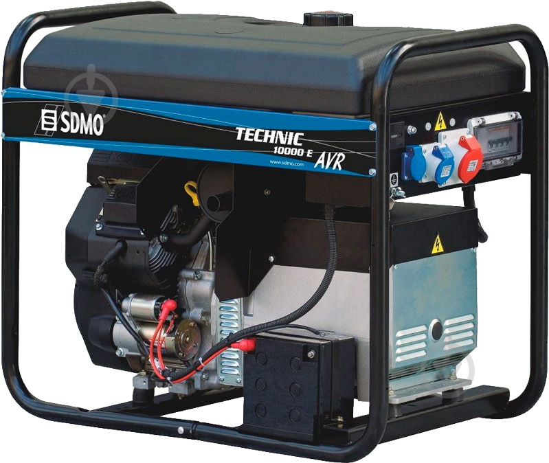 Генератор бензиновий SDMO 10 кВт / 10,5 кВт 220 В Technic 10000 E AVR - фото 2