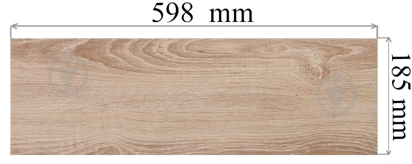 Плитка Cersanit Yasmina beige 18,5х59,8 см - фото 3