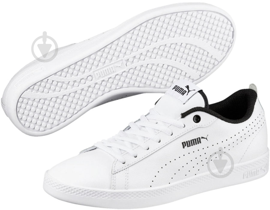 Кеды Puma SmashWnsv2LPerf 36521601 р.UK 8 белый - фото 1