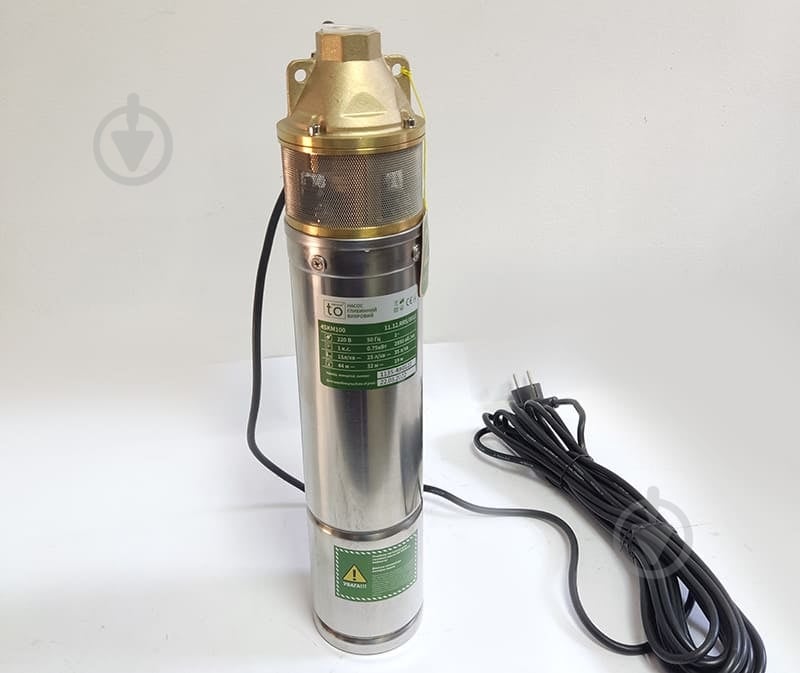 Насос вихревой toНАСОСИ 0,75 кВт 4SKM100 11.12.RRS/0011 - фото 2