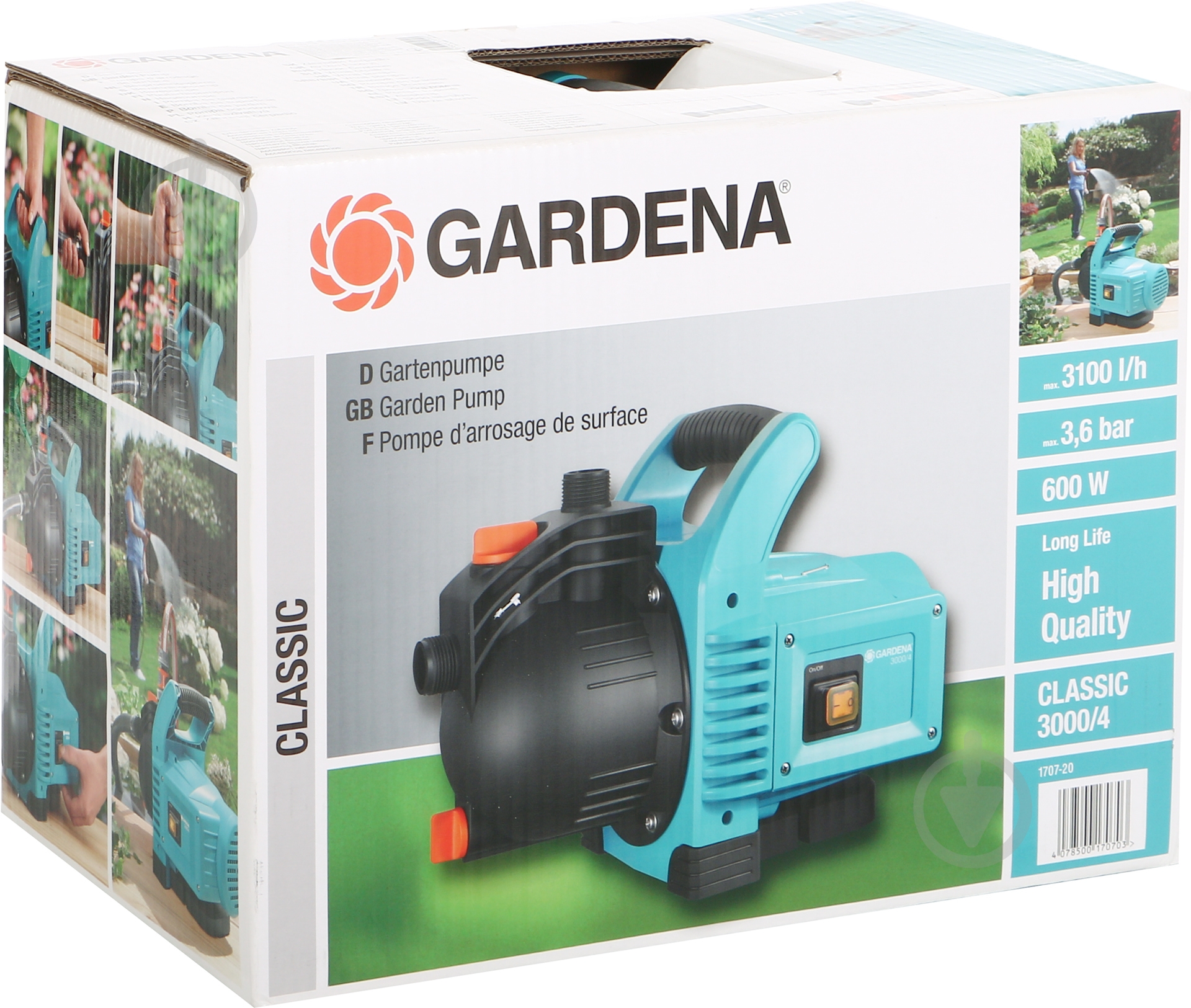 Насос садовый Gardena 3000/4 Classic 1707-20 - фото 4 Насос садовый Gardena 3000/4 Classic 1707-20 - фото 4