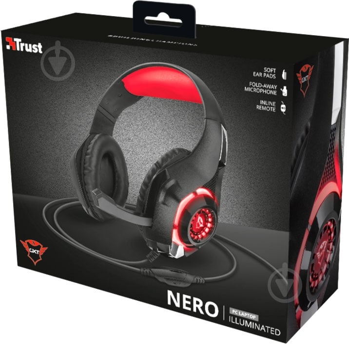 Наушники Trust GXT 313 black/red (21601) - фото 6 Наушники Trust GXT 313 black/red (21601) - фото 6