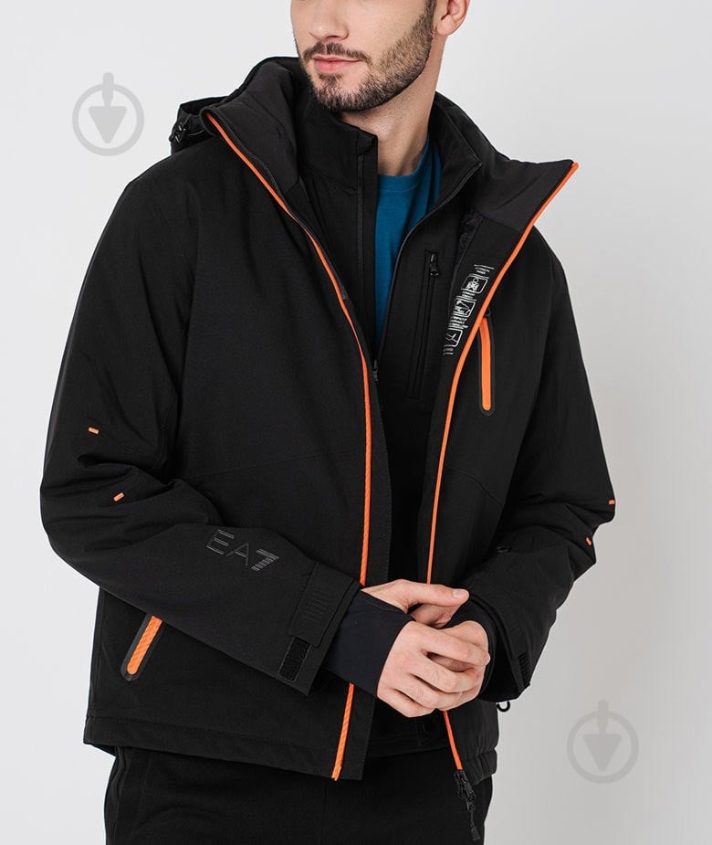 Куртка мужская EA7 Bomber Jacket 8NPG20-PN45Z-0211 р.M черная - фото 4