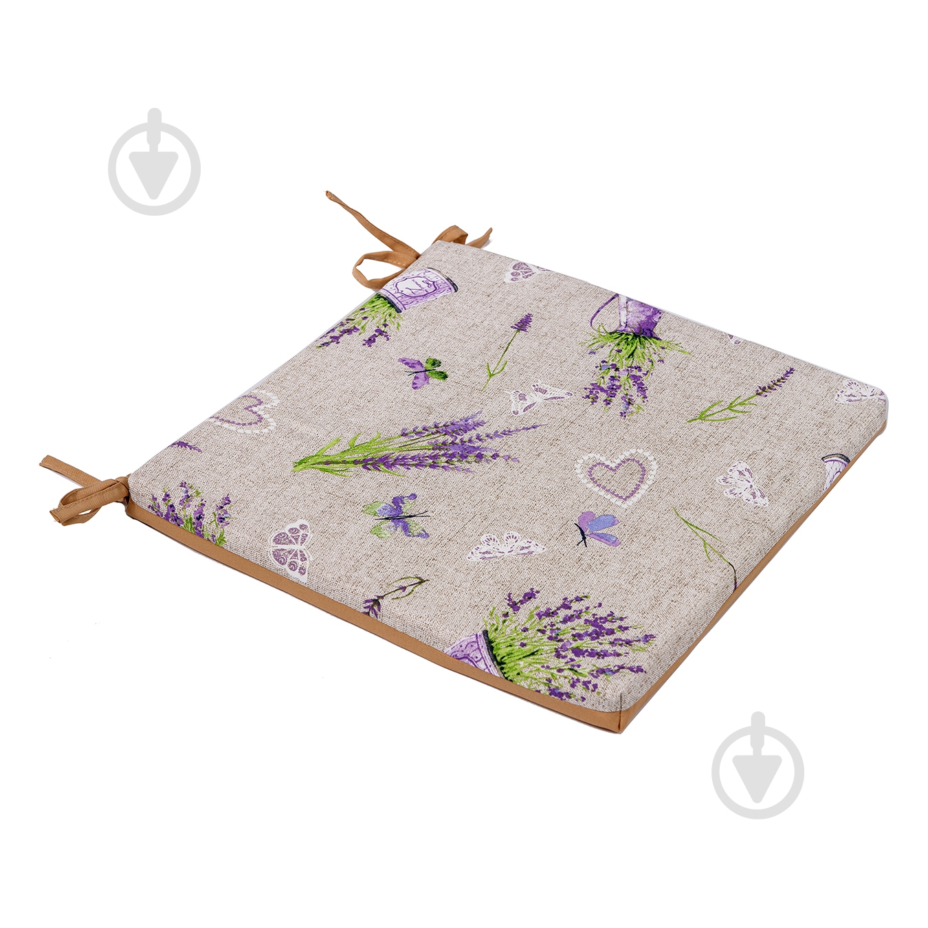 Подушка на стул 40х40x3 см лонета Lavanda Lila - фото 1