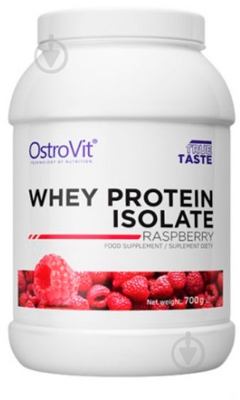Протеин Ostrovit Whey Protein Isolat малина 700 г - фото 1