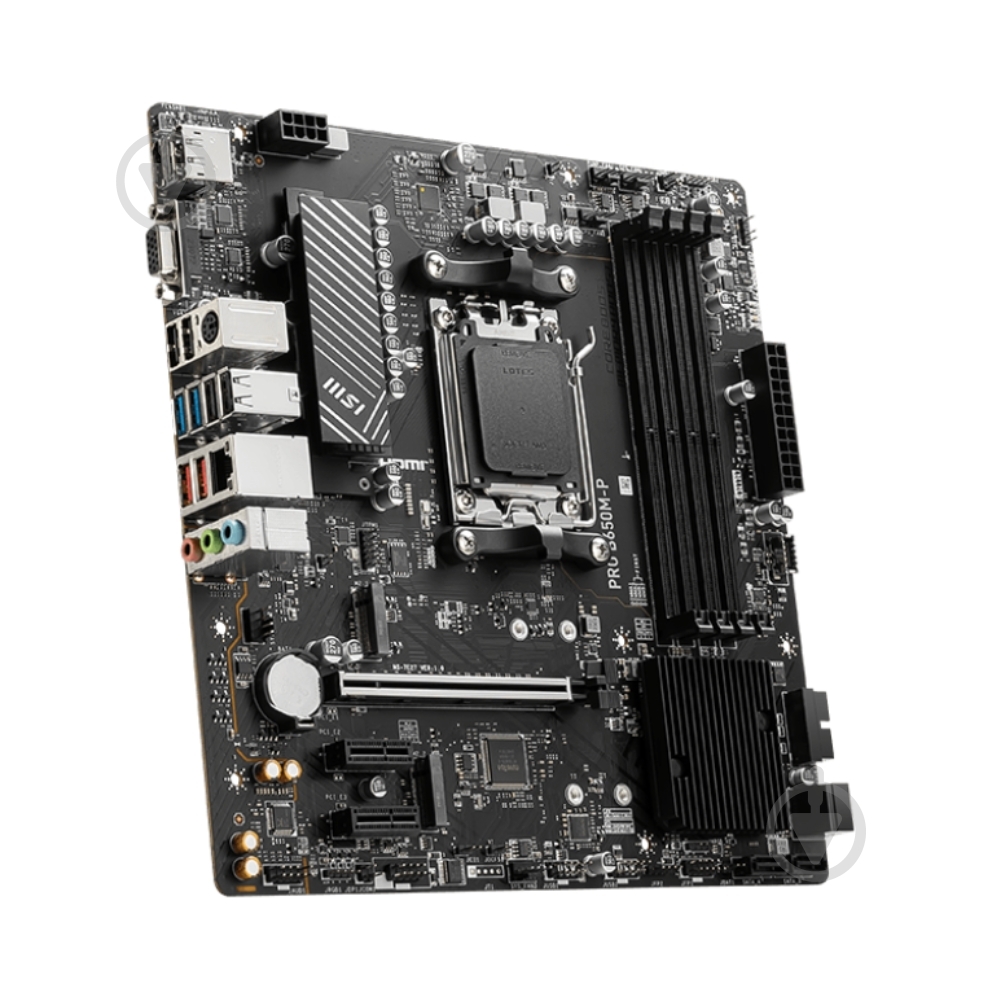 Материнська плата MSI PRO B650M-P (Socket AM5, AMD B650, micro ATX) - фото 2 Материнська плата MSI PRO B650M-P (Socket AM5, AMD B650, micro ATX) - фото 2