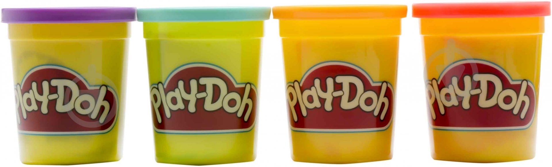 Набір для ліплення Play-Doh 4 баночки по 130 г 22114 - фото 3