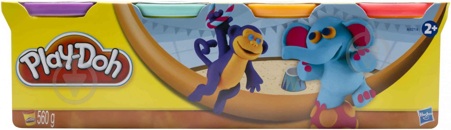 Набір для ліплення Play-Doh 4 баночки по 130 г 22114 - фото 1