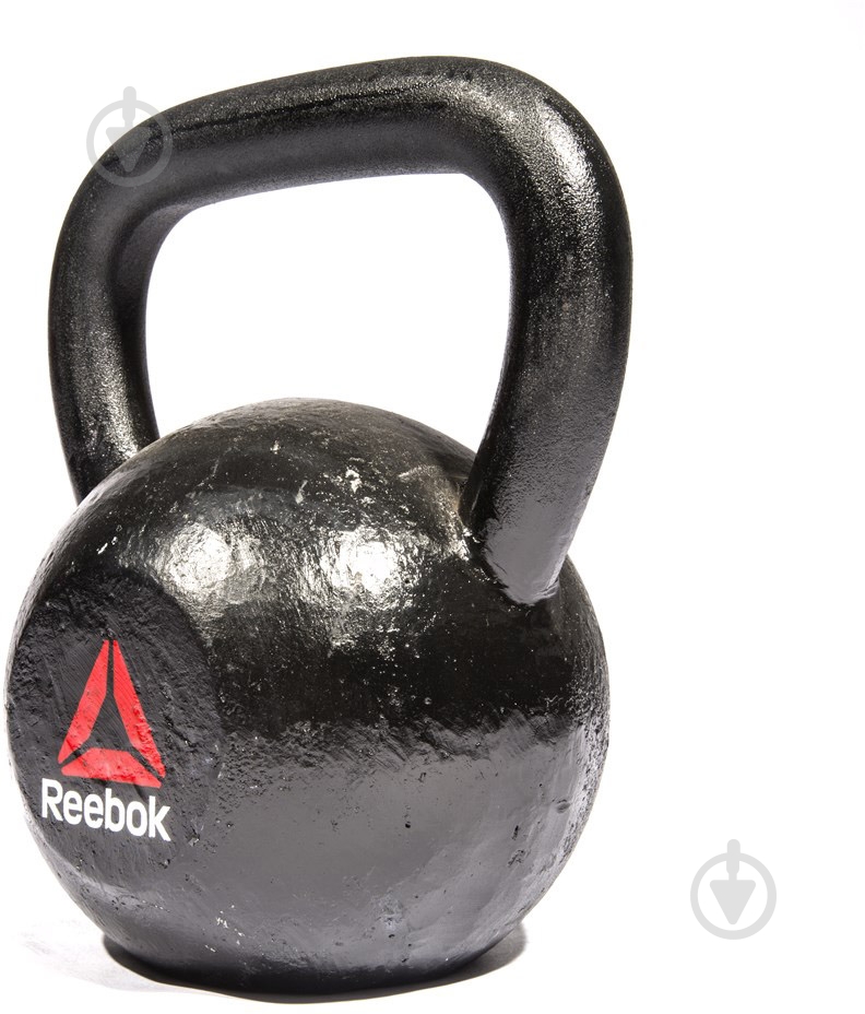 Гиря Reebok Kettlebell RSWT-12328 28 кг черный - фото 1