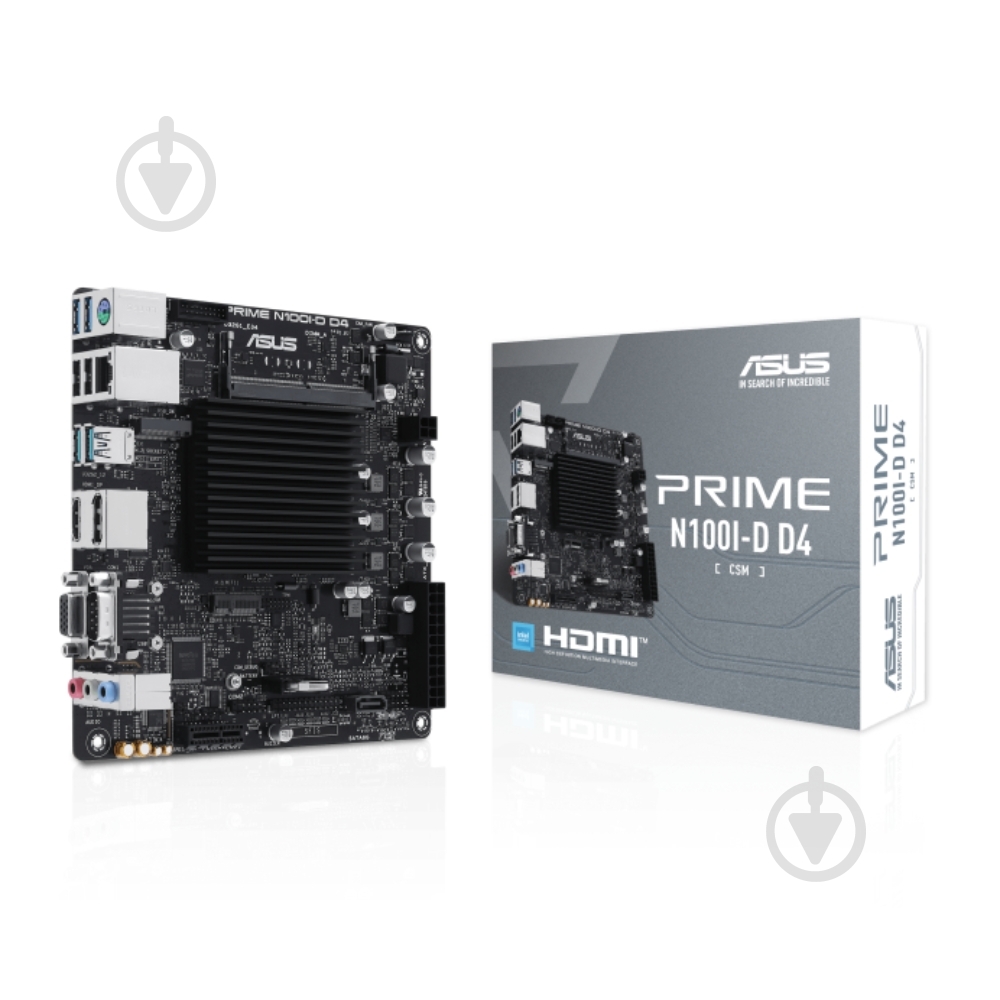 Материнская плата Asus PRIME N100I-D D4-CSM (SoC, mini ITX) - фото 5 Материнская плата Asus PRIME N100I-D D4-CSM (SoC, mini ITX) - фото 5