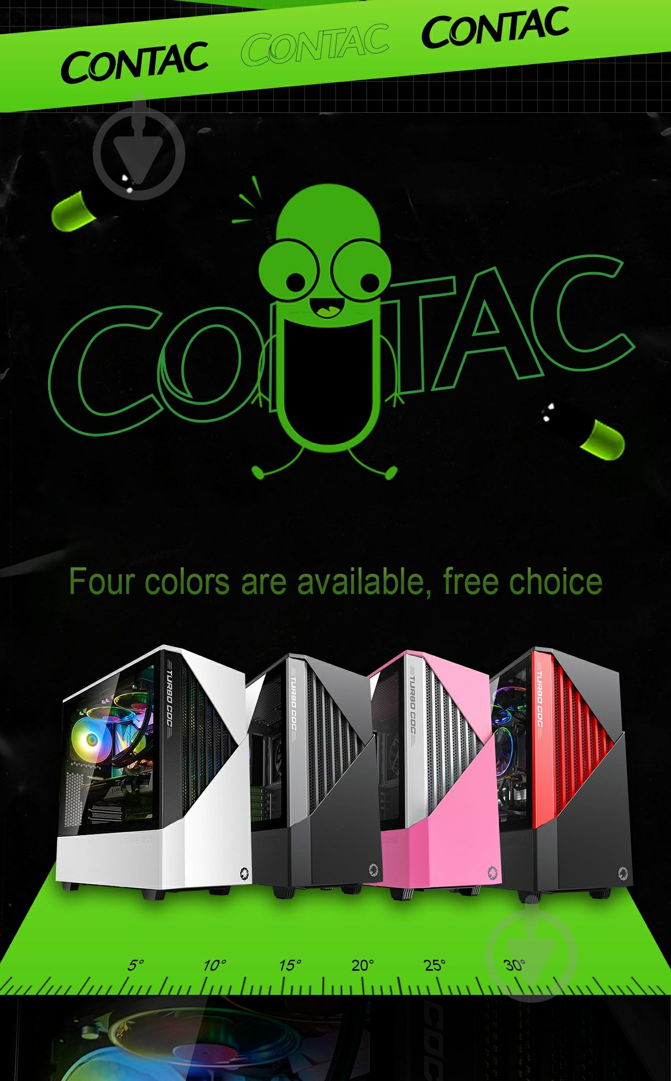 Корпус GameMax Contac COC WB без БЖ - фото 29