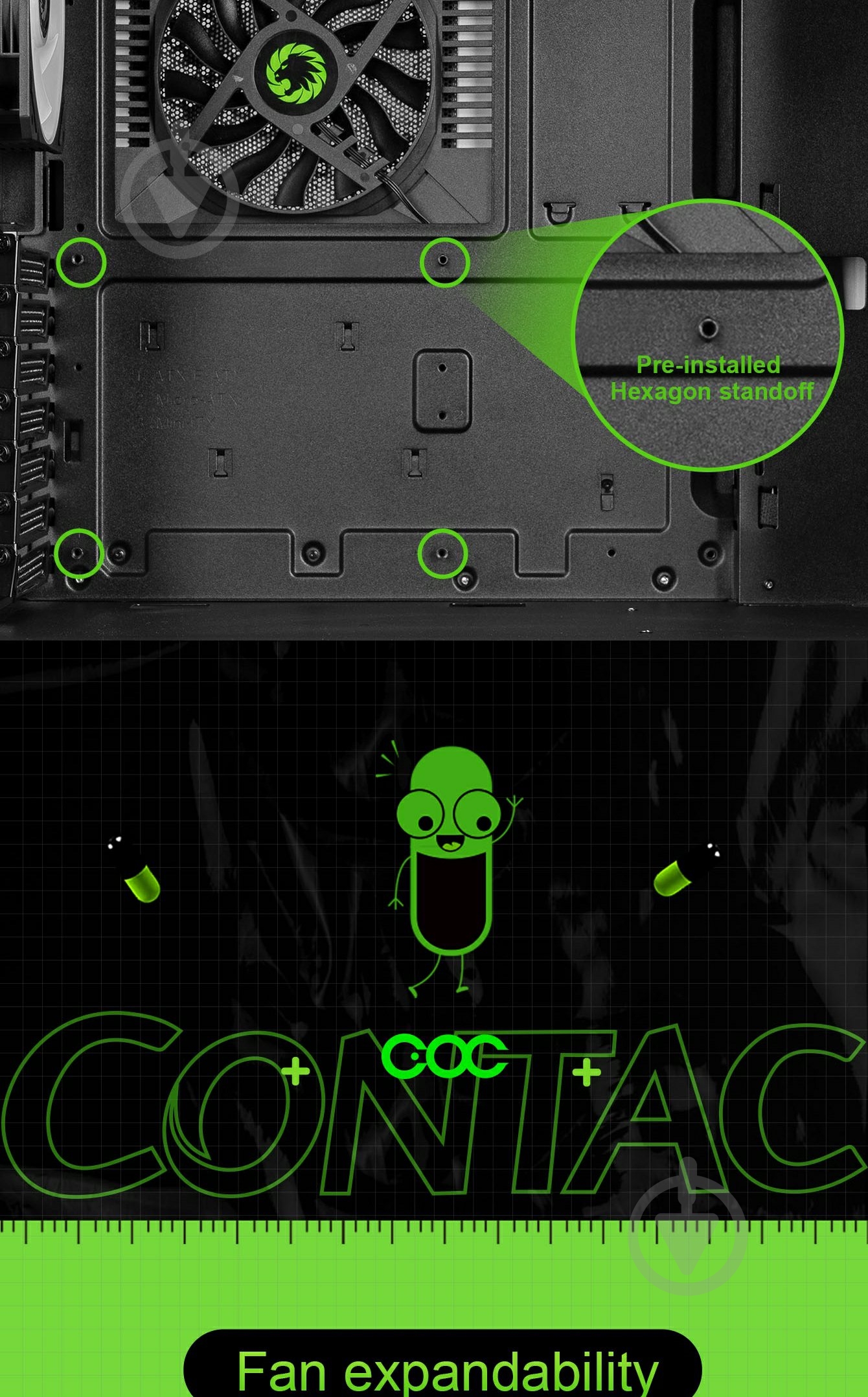 Корпус GameMax Contac COC WB без БЖ - фото 20