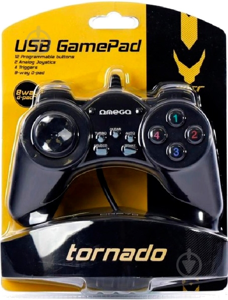Геймпад Omega Tornado PC USB OGP70 - фото 5