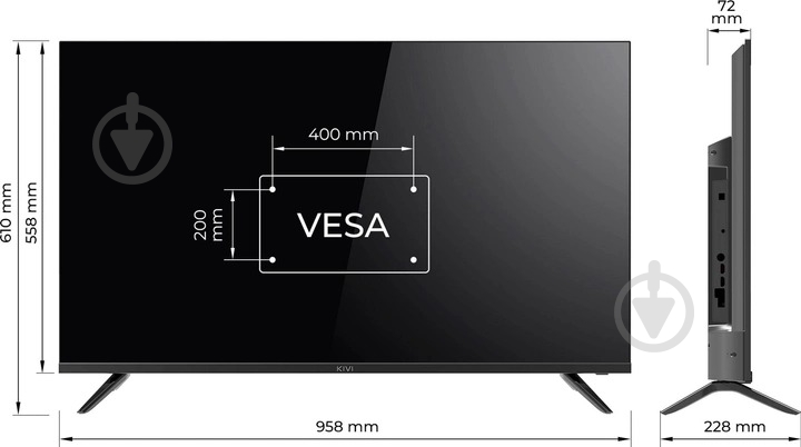 Телевизор Kivi 43U730QB - фото 8