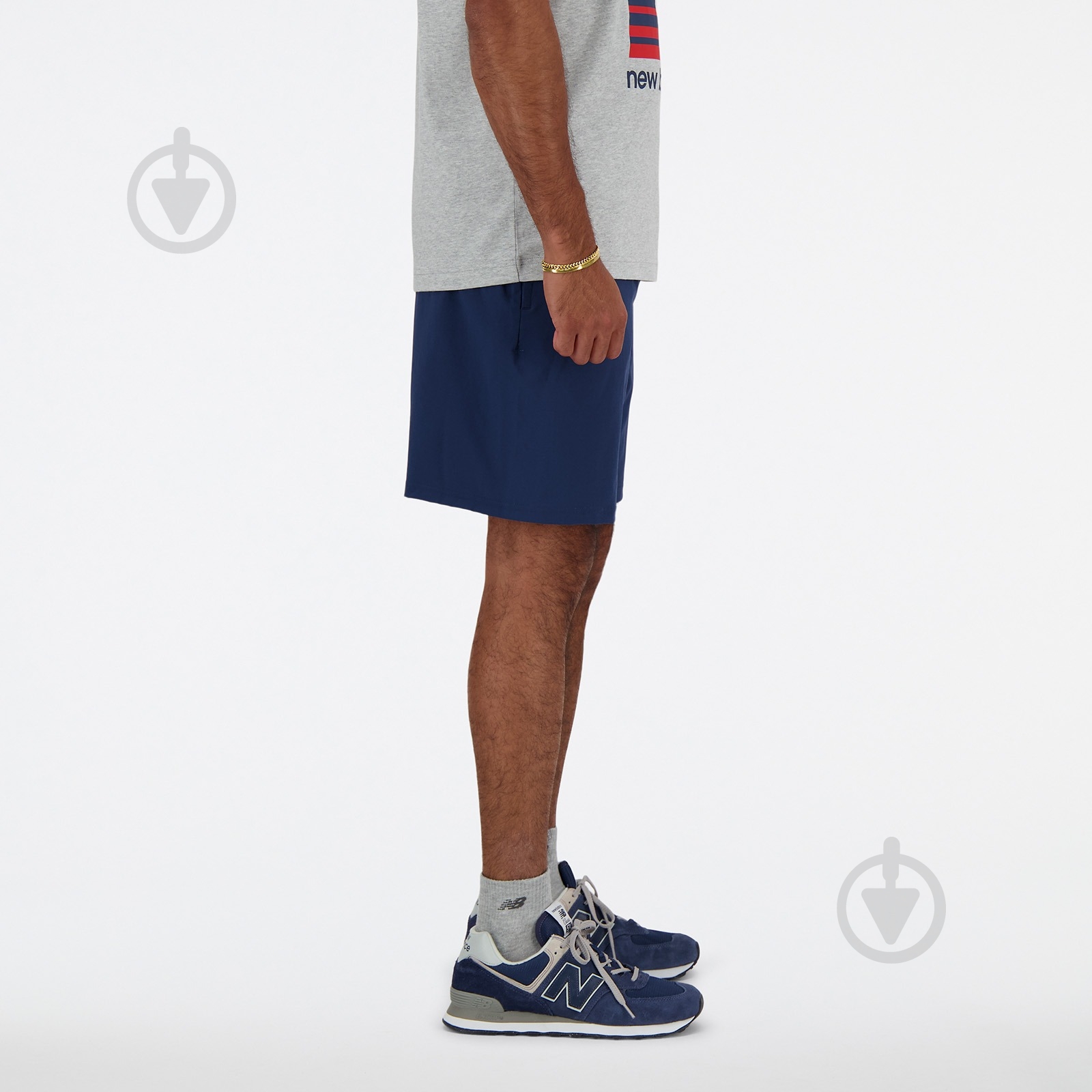 Шорты New Balance MS41232NNY р. L синий - фото 3