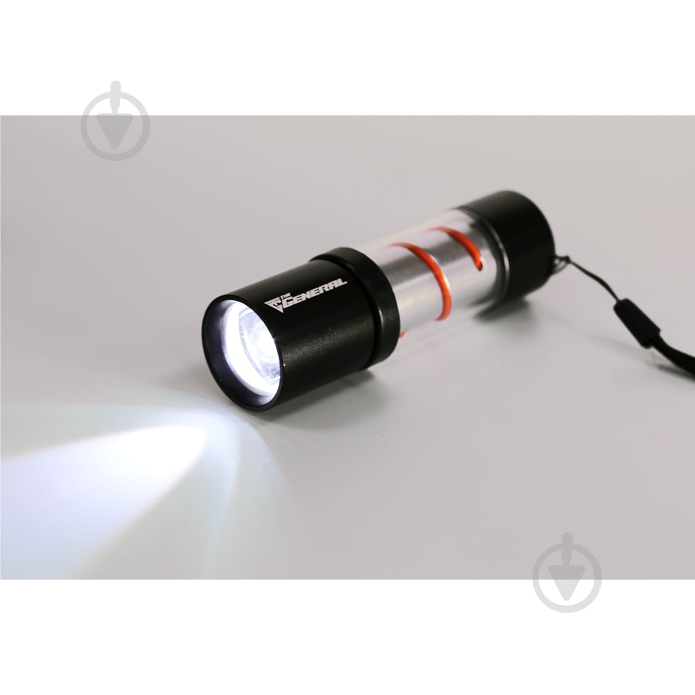 Ліхтарик TheGeneral Eridan 2 в 1 65 Lm чорний/червоний 100020122TG-02 - фото 4