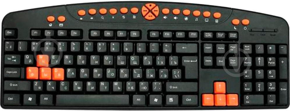 Клавіатура Omega OK-27 (OK027RU) black - фото 1