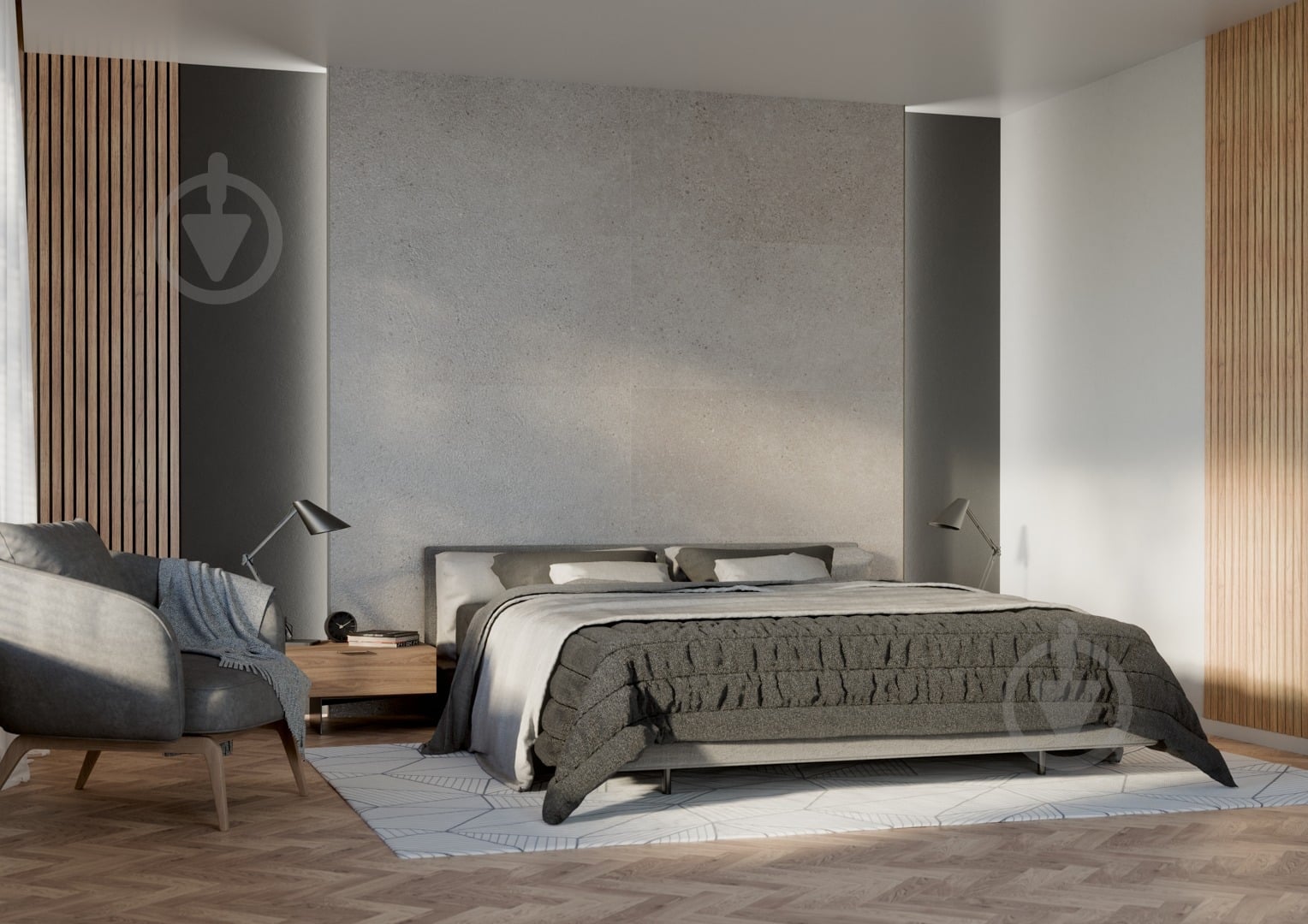 Панель SPC AFIRMAX MAVESSI GREY 1200x600x4 мм (WAFT525C) - фото 1