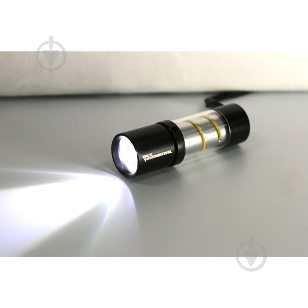 Ліхтарик TheGeneral Eridan 2 в 1 65 Lm чорний із білим 100020122TG-08 - фото 4 Ліхтарик TheGeneral Eridan 2 в 1 65 Lm чорний із білим 100020122TG-08 - фото 4