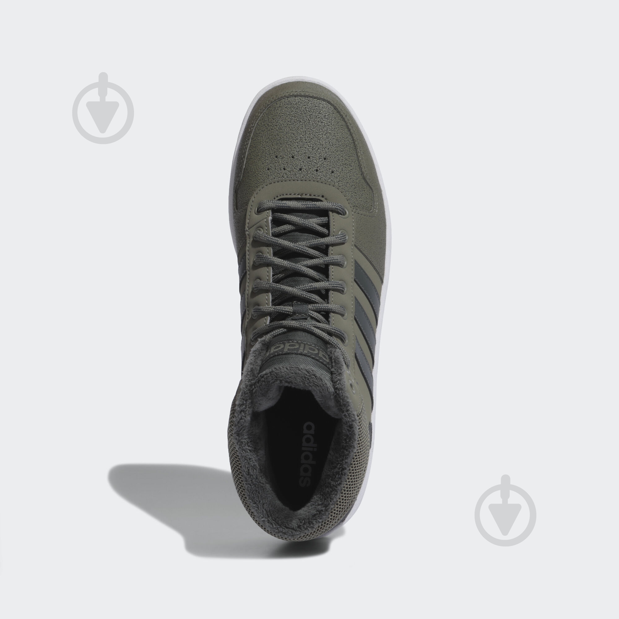 Кеды Adidas HOOPS 2.0 MID EE7370 р.44 2/3 хаки - фото 2