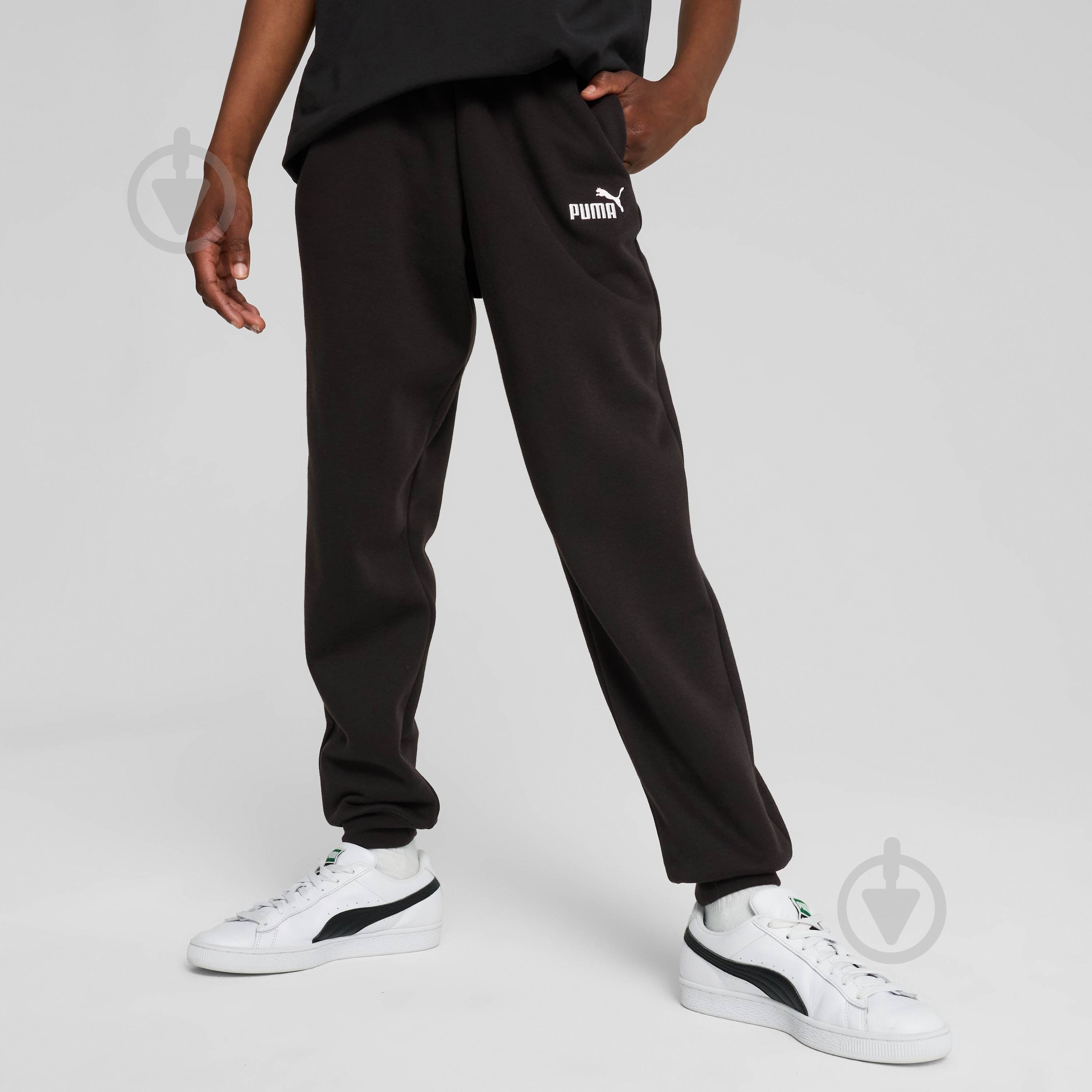 Штани Puma ESS No. 1 Logo Sweatpants FL B 68491201 р. 128 чорний - фото 1