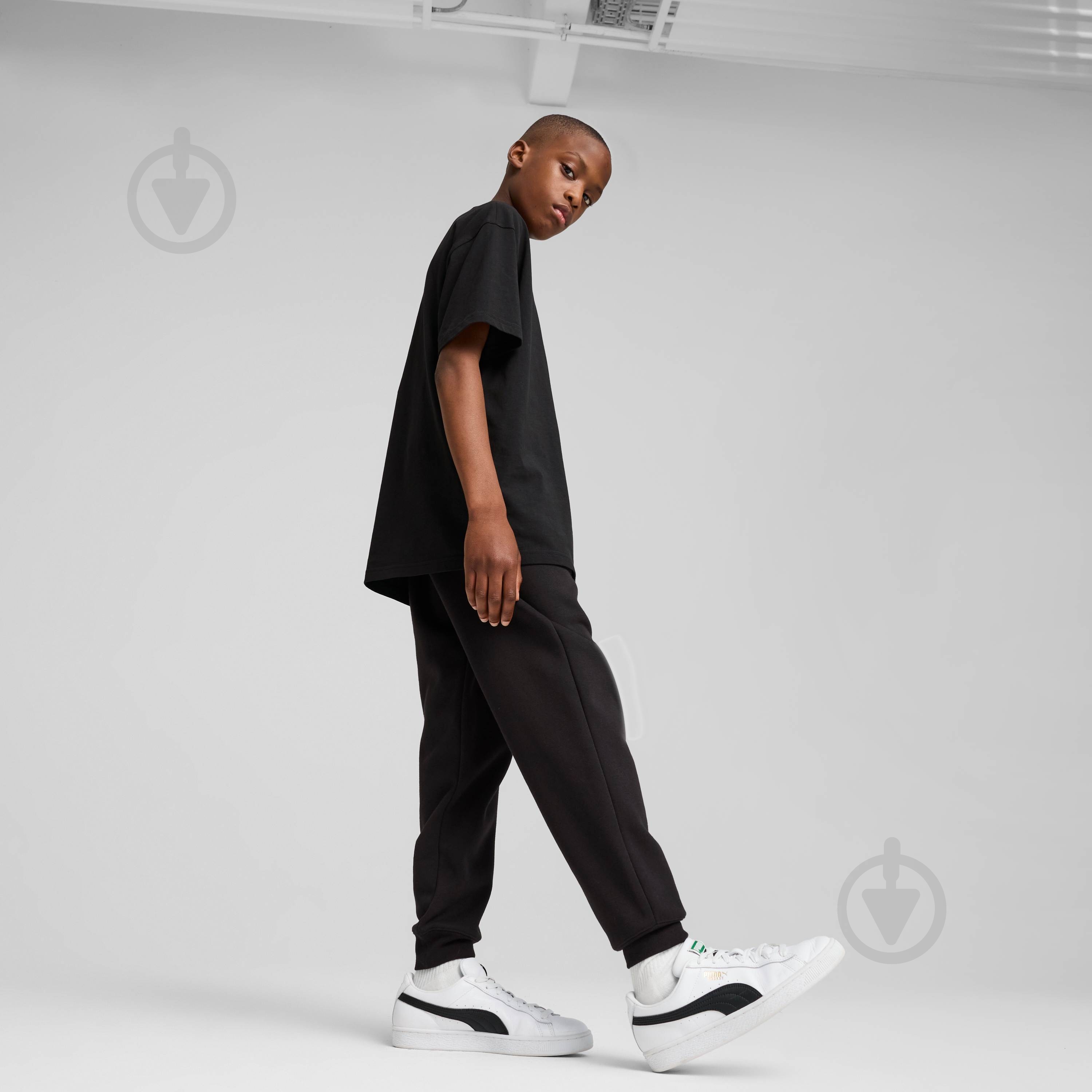 Штани Puma ESS No. 1 Logo Sweatpants FL B 68491201 р. 128 чорний - фото 3