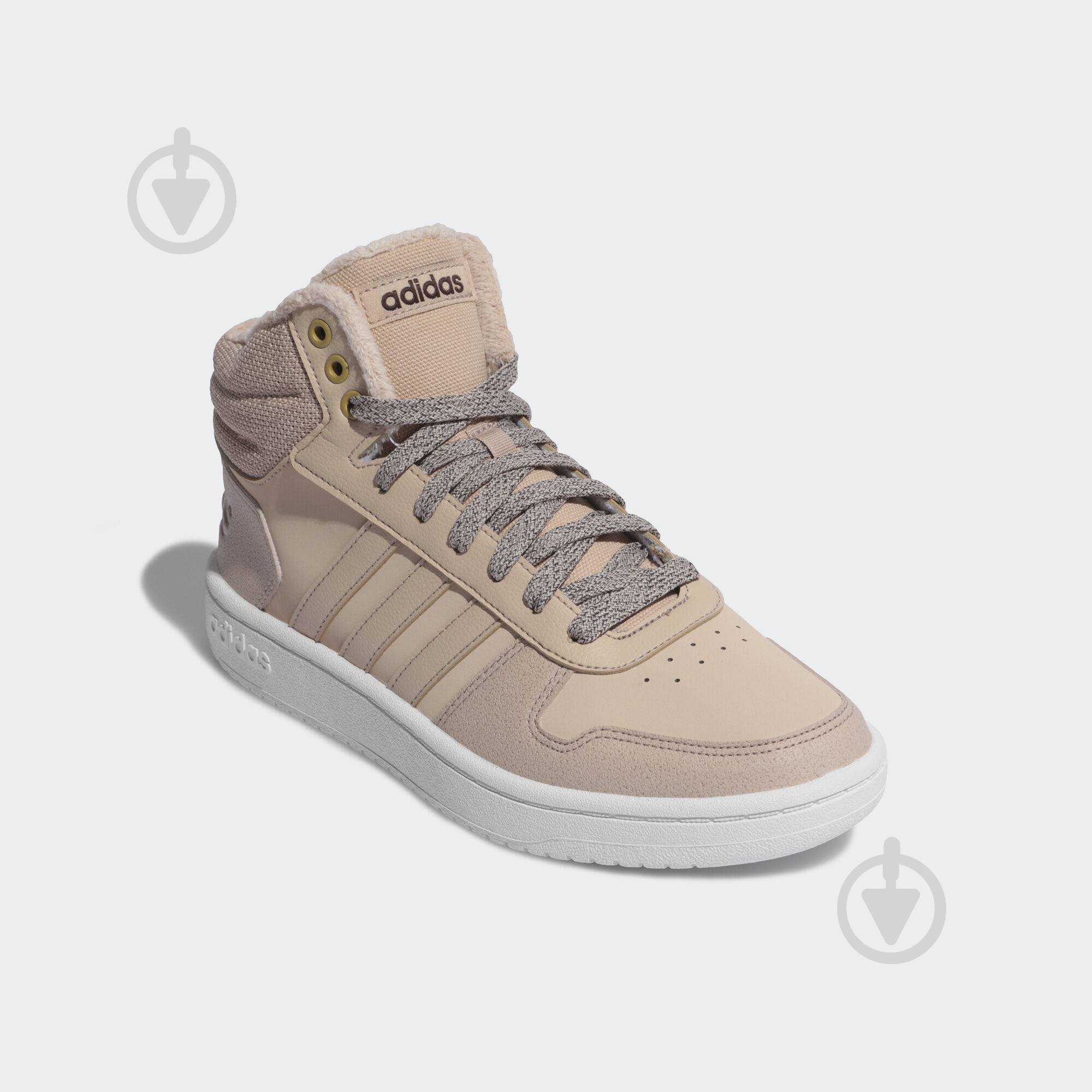 Ботинки Adidas HOOPS 2.0 MID EE7876 р.38 бежевый - фото 4