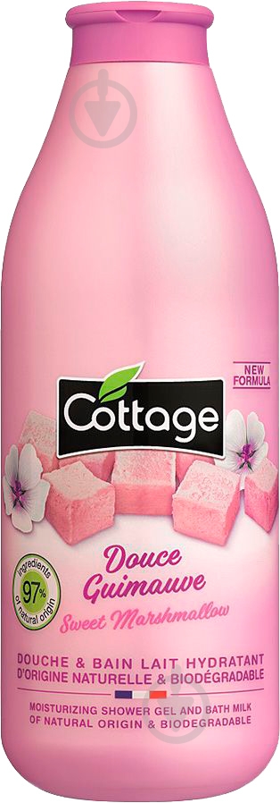 Гель для душа Cottage Sweet Marshmallow 750 мл - фото 1 Гель для душа Cottage Sweet Marshmallow 750 мл - фото 1