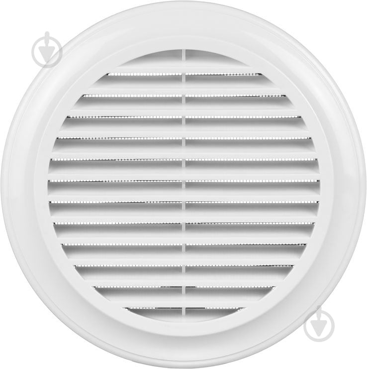 Решетка Blauberg Decor 150 пластик белый - фото 1