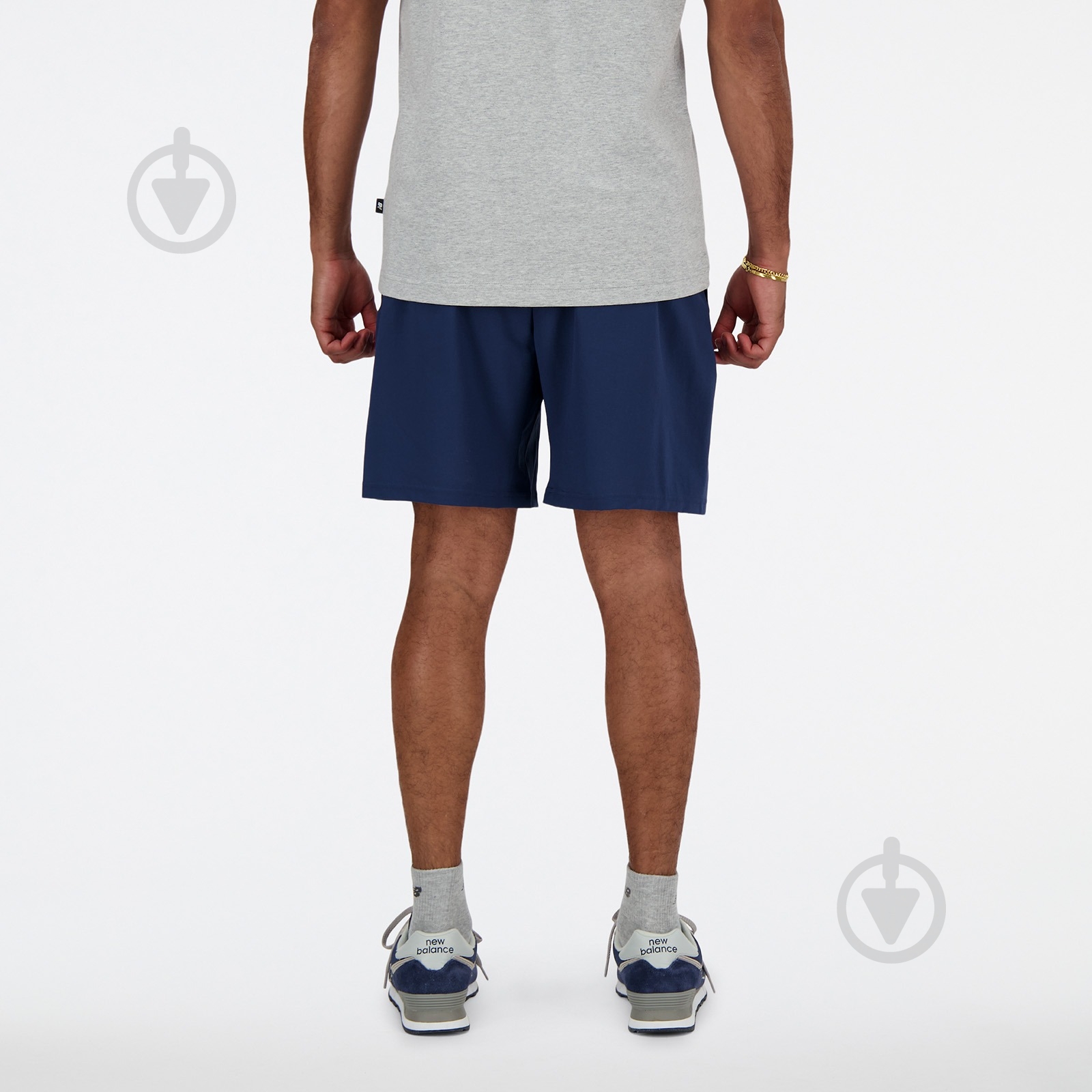 Шорты New Balance MS41232NNY р. M синий - фото 2