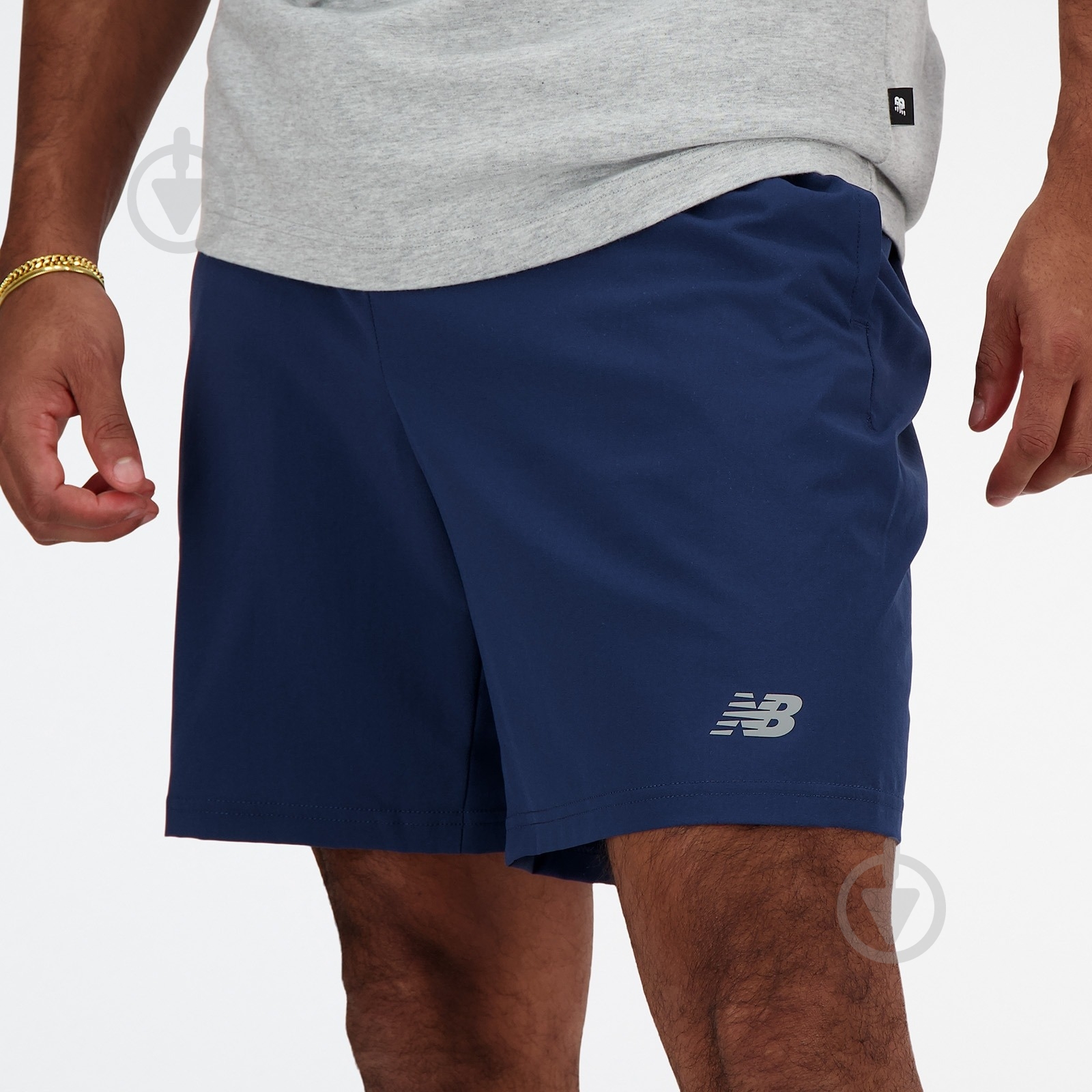 Шорты New Balance MS41232NNY р. M синий - фото 4