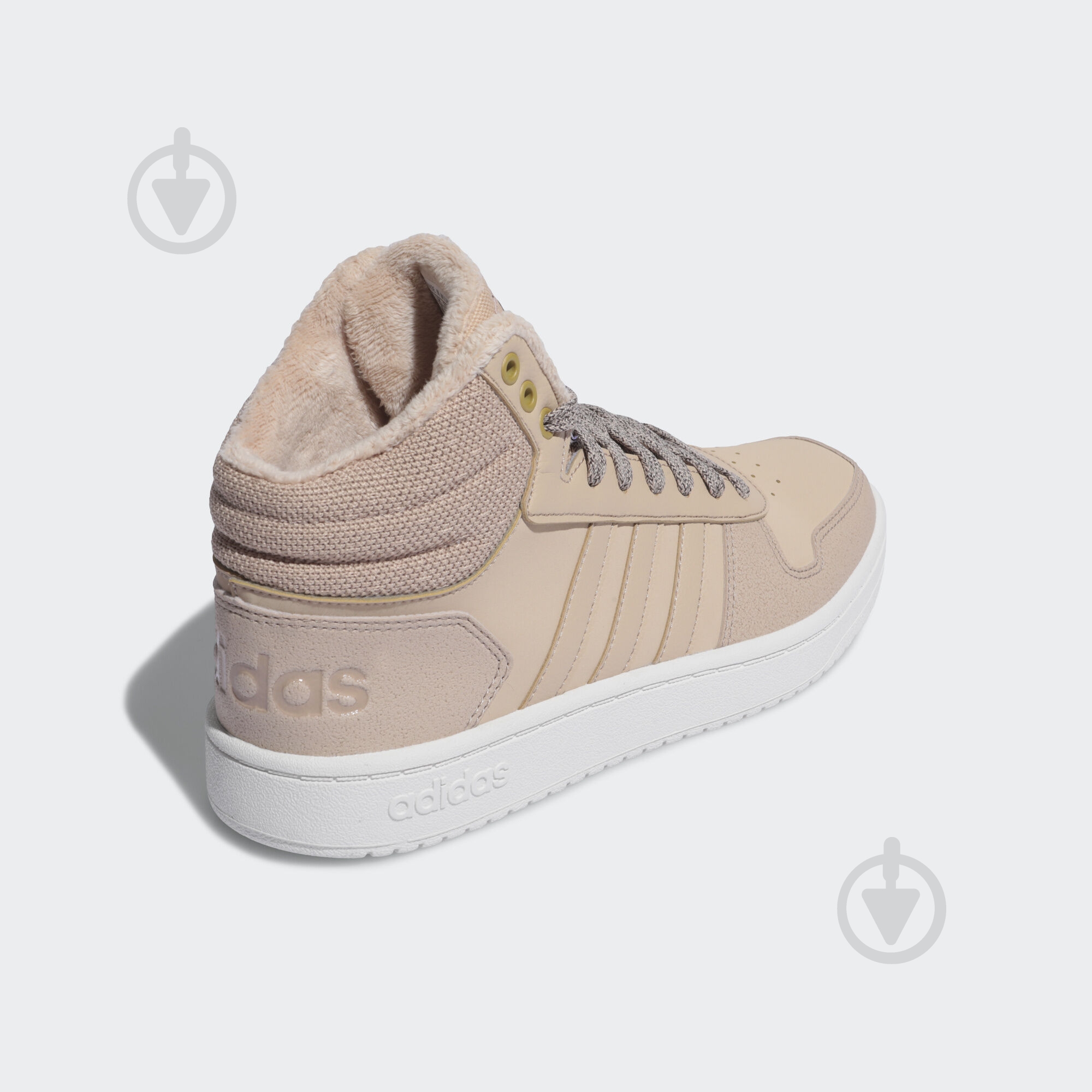 Ботинки Adidas HOOPS 2.0 MID EE7876 р.40 2/3 бежевый - фото 5