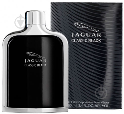 Туалетна вода Jaguar Classic Black 100 мл - фото 1
