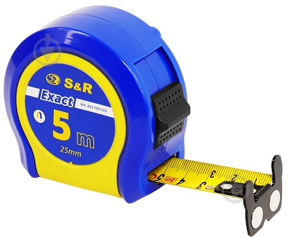 Рулетка S&R Q-point 422705025 5  м x 25  мм - фото 1