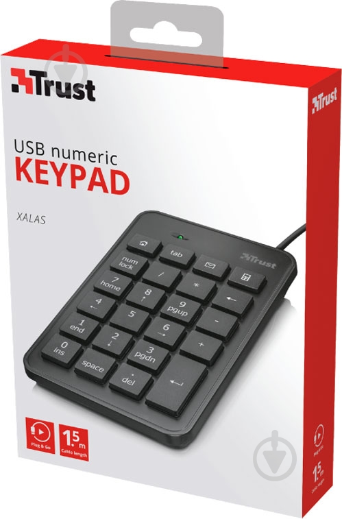 Клавиатура Trust Xalas (22221) black - фото 4