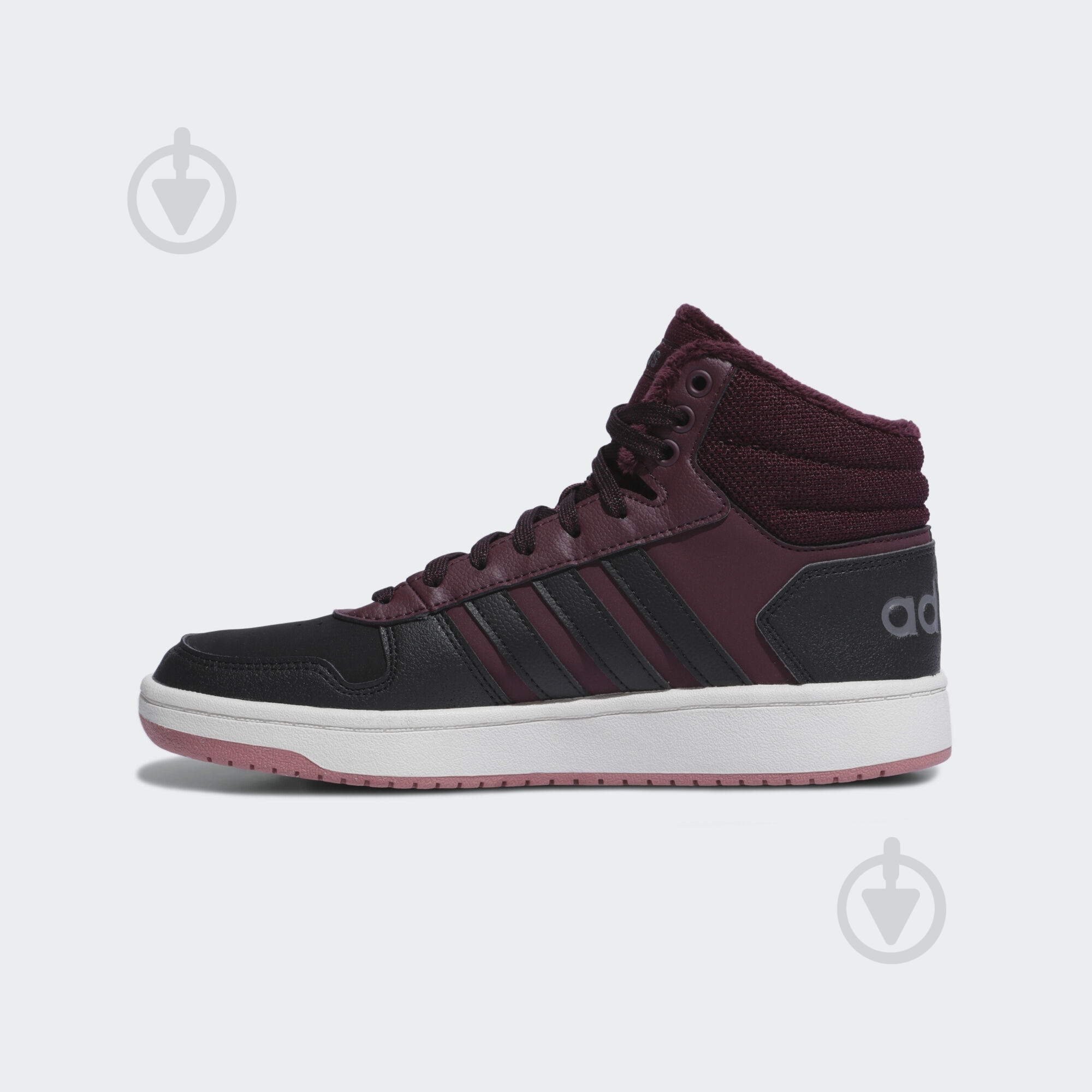 Ботинки Adidas HOOPS 2.0 MID EE7877 р.40 2/3 бордовый - фото 6 Ботинки Adidas HOOPS 2.0 MID EE7877 р.40 2/3 бордовый - фото 6
