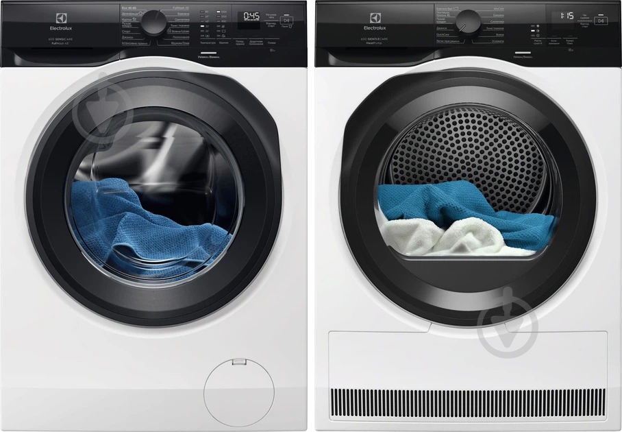 Стиральная машина Electrolux EW6F9452U + сушильная машина EW6D98BEU - фото 1 Стиральная машина Electrolux EW6F9452U + сушильная машина EW6D98BEU - фото 1