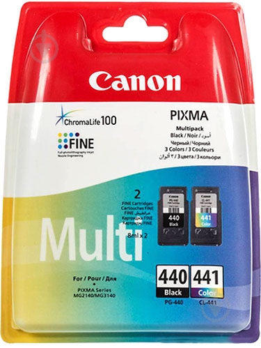 Набор картриджей Canon  PG-440/CL-441 Multi-Pack Сolor 5219B005 многоцветный 5219B005 - фото 1