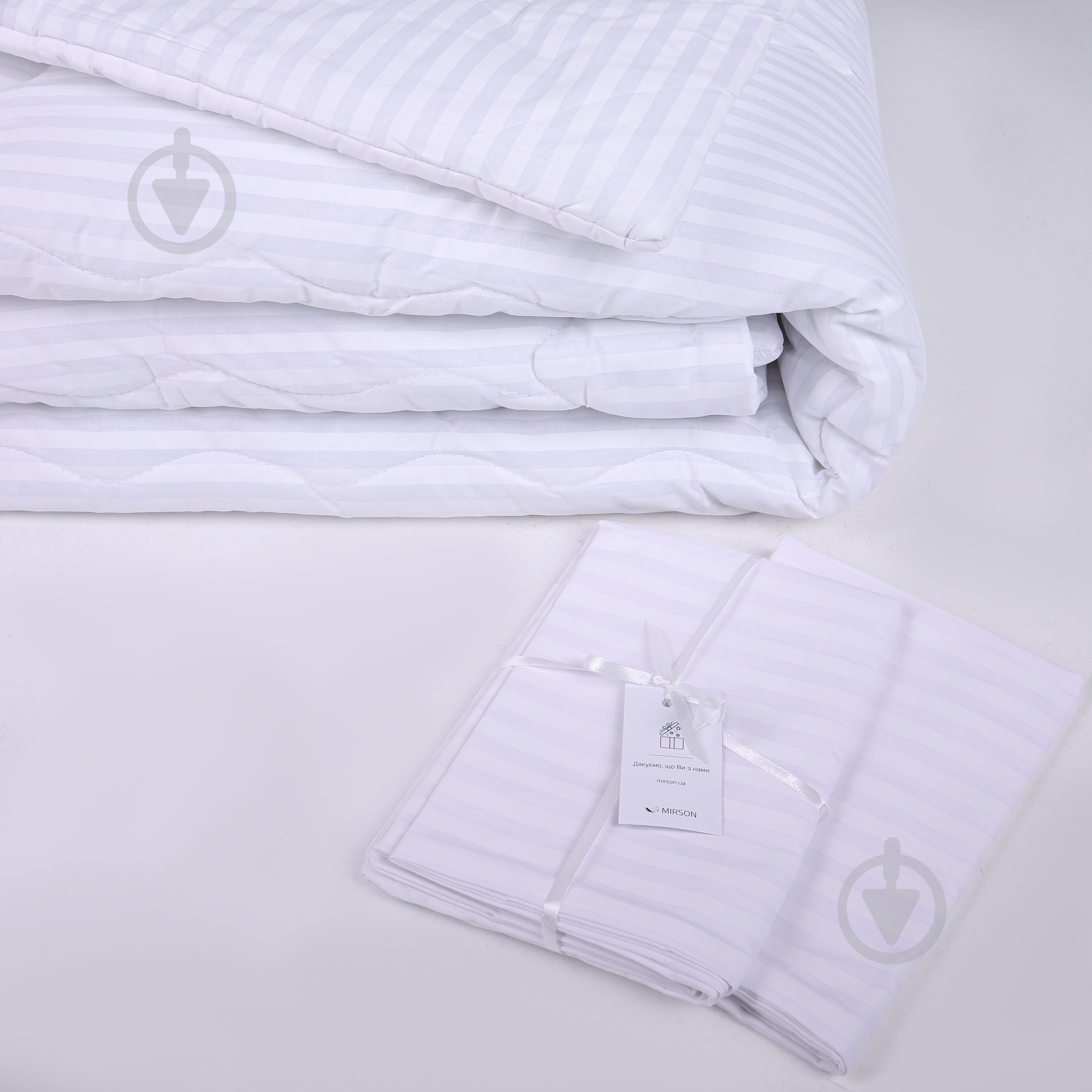 Одеяло антиаллергенное №190 Сolor Fun Line 17-0605 Stripe White лето 172x205 см MirSon белый - фото 4 Одеяло антиаллергенное №190 Сolor Fun Line 17-0605 Stripe White лето 172x205 см MirSon белый - фото 4