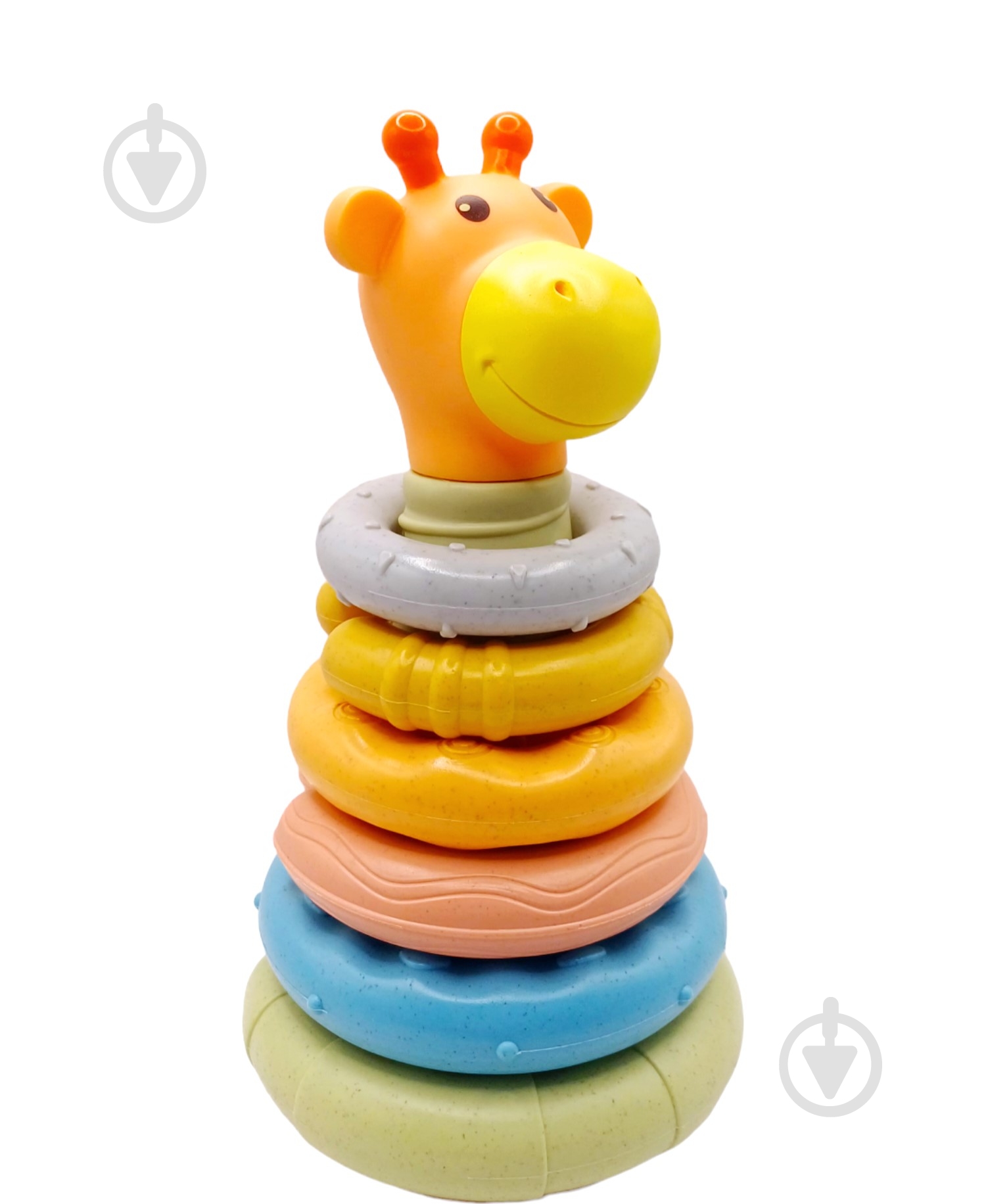 Ігровий набір для купання Bibi Toys Пірамідка тактильна Жираф 10 елементів 760837BT - фото 1 Ігровий набір для купання Bibi Toys Пірамідка тактильна Жираф 10 елементів 760837BT - фото 1