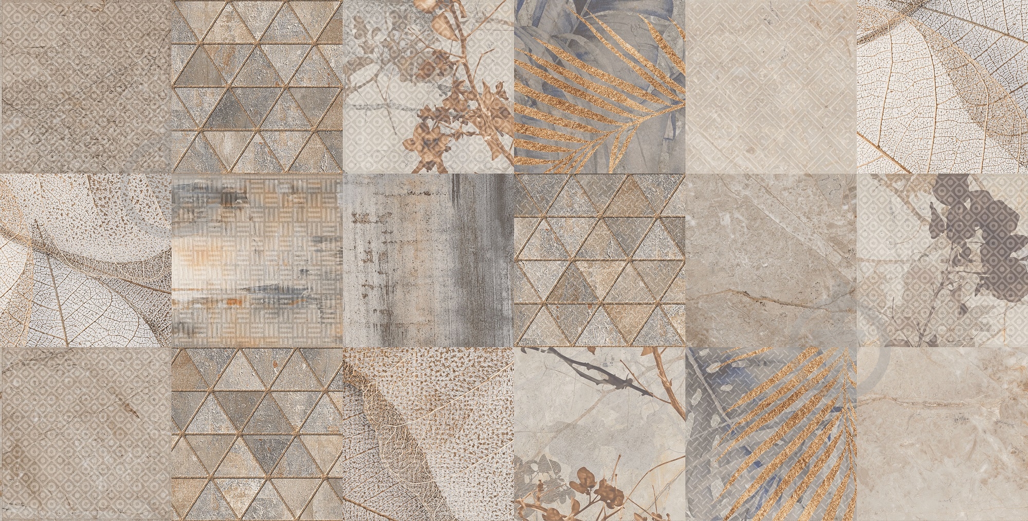 Плитка Armina Patchwork W\DEC M NR Glossy 30.8x60.8x8.5 см (2 сорт) - фото 2