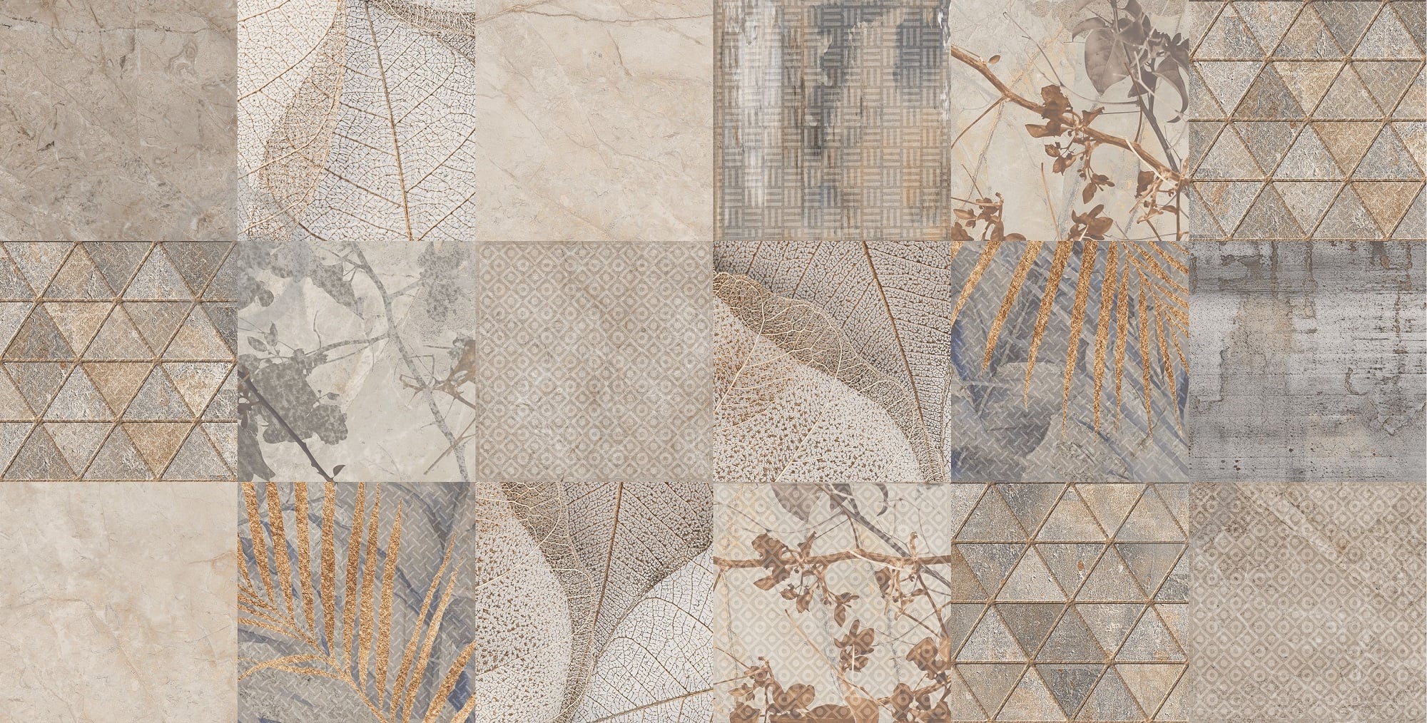 Плитка Armina Patchwork W\DEC M NR Glossy 30.8x60.8x8.5 см (2 сорт) - фото 6