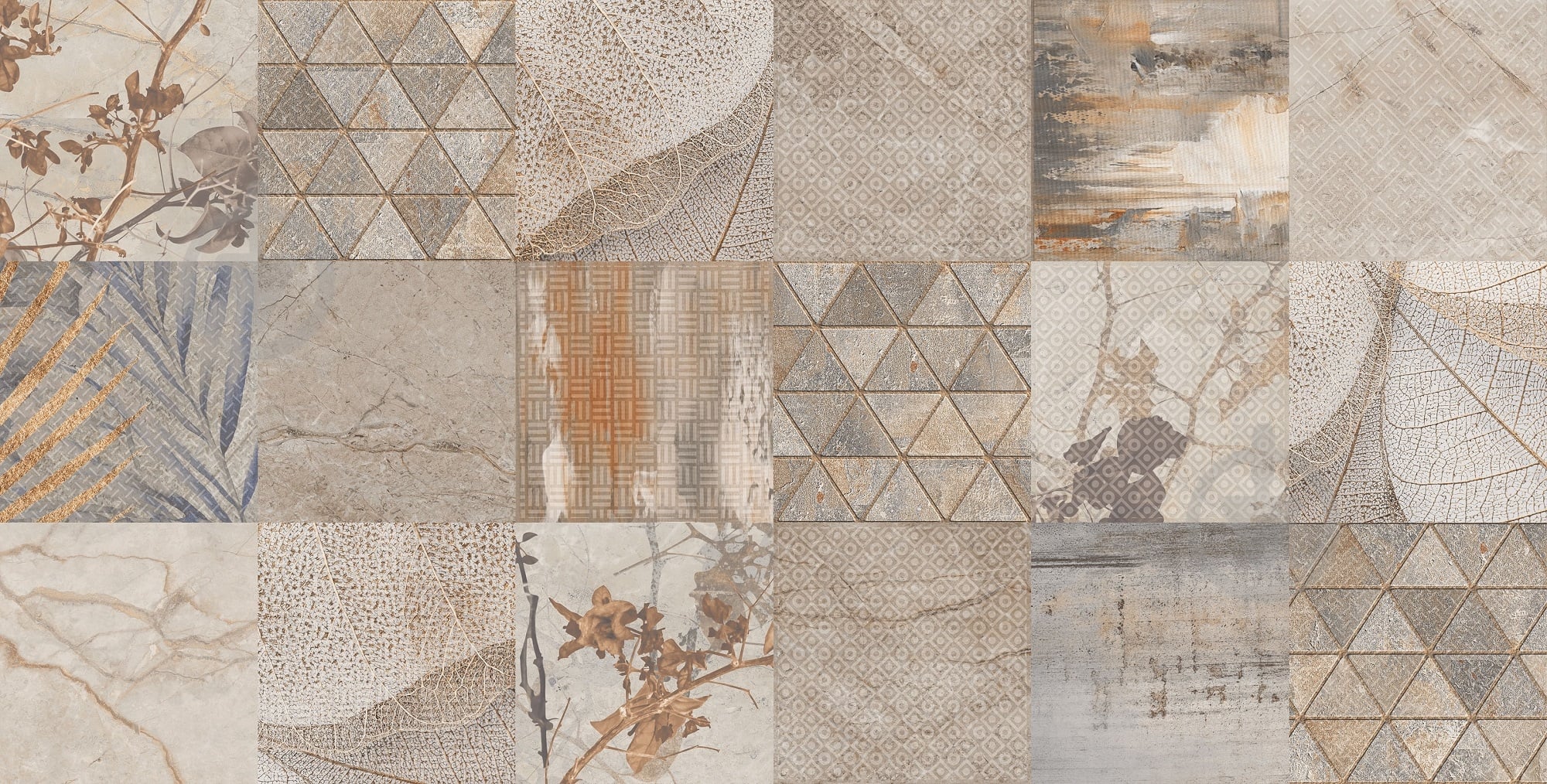 Плитка Armina Patchwork W\DEC M NR Glossy 30.8x60.8x8.5 см (2 сорт) - фото 5