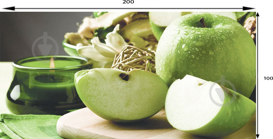 Декор Tiger Яблоко 10x20 - фото 2