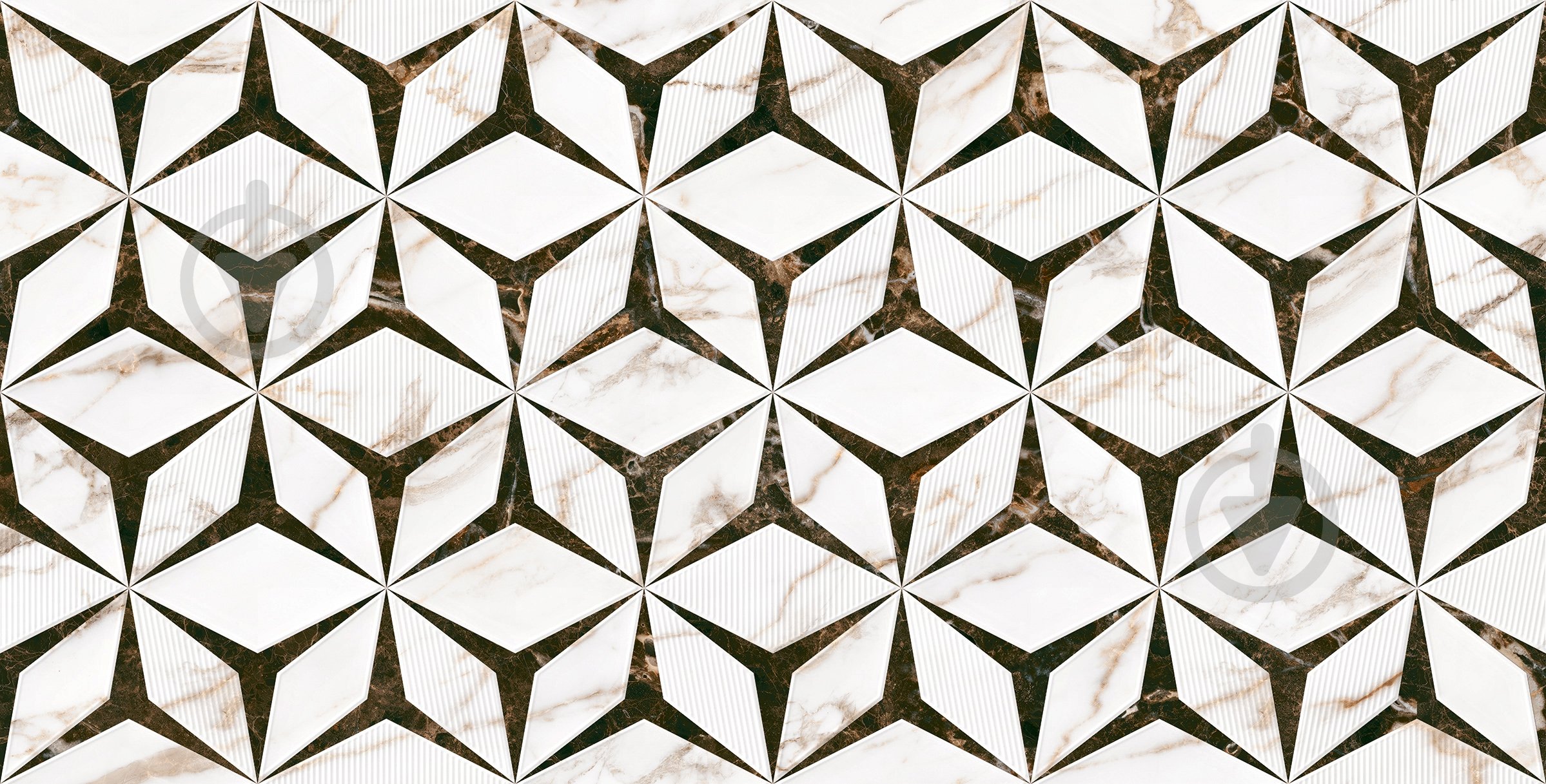 Плитка Augusta Crystal W\DEC M NR Glossy 30,8x60,8 см (2 сорт) - фото 2