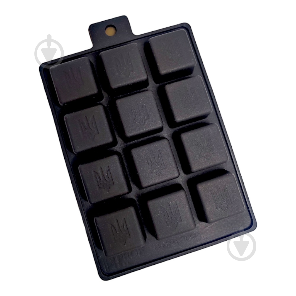 Форма для льда Profsil Мощь 20х13,2х2 см черная - фото 1