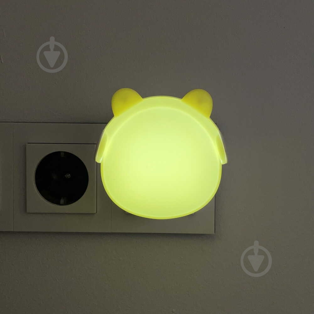 Нічник-розетка Violux LED SONIC 0,6 Вт жовтий 310303 - фото 1